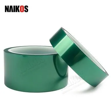 Zelena visokotemperaturna PET poliesterska traka